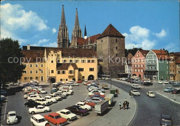Regensburg Alter Kornmarkt mit Dom