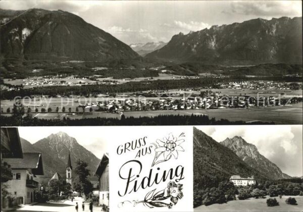 Piding Panorama Salzburger Str Schloss Staufen