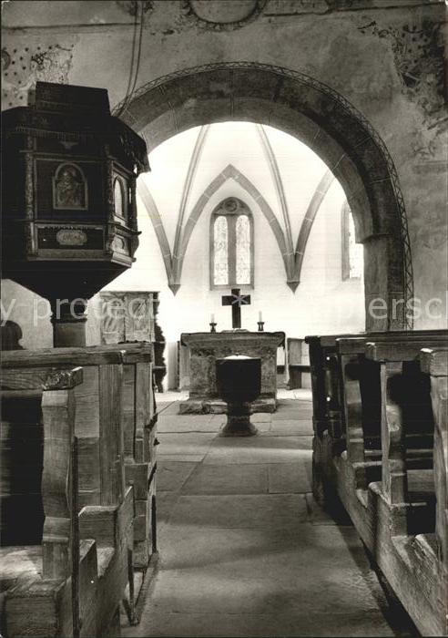 Buchenberg Koenigsfeld Schwarzwald 1000jährige St Nikolaus Kirche Inneres