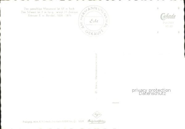 Teutoburgerwald Hermannsdenkmal Fliegeraufnahme – Bild 2