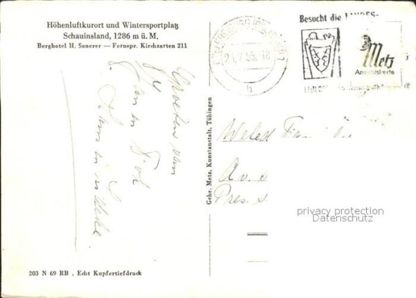 Schauinsland Berghotel Sauerer Speisesaal – Bild 2