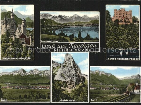 Trauchgau Schloss Neuschwanstein Bannwaldsee Schl