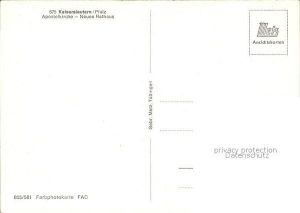 Kaiserslautern Apostelkirche Neues Rathaus – Bild 2