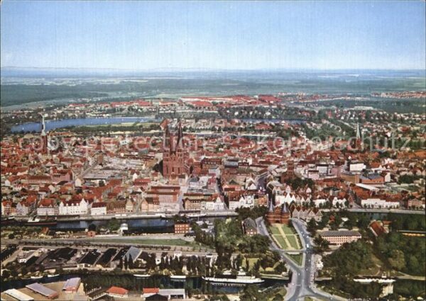 Luebeck Fliegeraufnahme