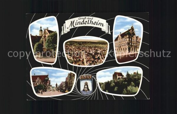 Mindelheim Total und Teilansichten Schloss Mindel