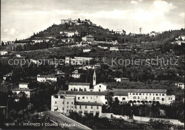 Firenze Florenz San Domenikus und die Hügel von Fiesole