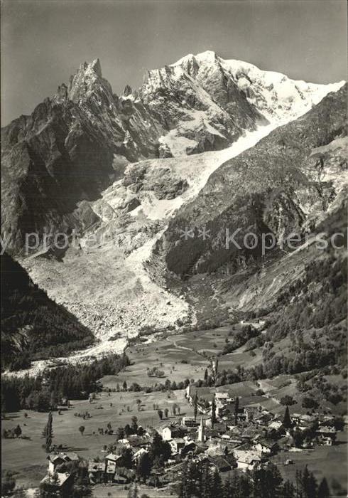 Courmayeur Ghiacc della Brenva e Monte Bianco