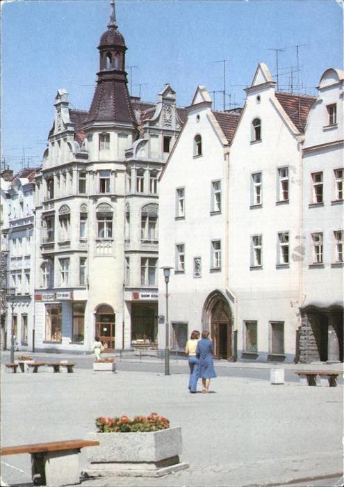 Boleslawiec Bunzlau Kamienice w polnocnej pierzen Rynku