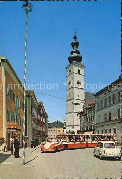 Waging See Marktplatz mit Scharnow Bahn