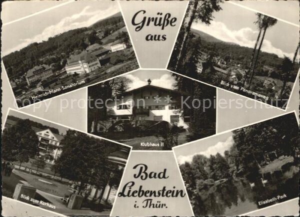 Bad Liebenstein Heinrich Mann Sanatorium Panorama Klubh