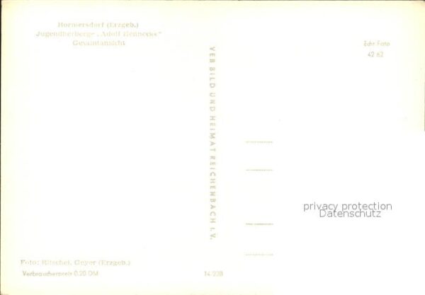 Hormersdorf Erzgebirge Jugendherberge Adolf Hennecke – Bild 2