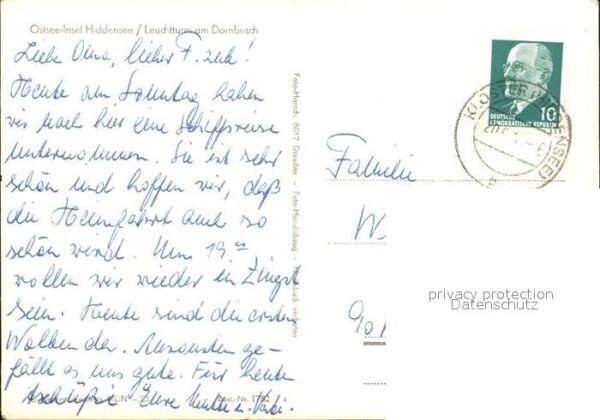Insel Hiddensee Leuchtturm am Dornbusch – Bild 2