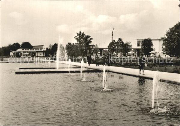 Erfurt Internat Gartenbauausstellung Wasserspi