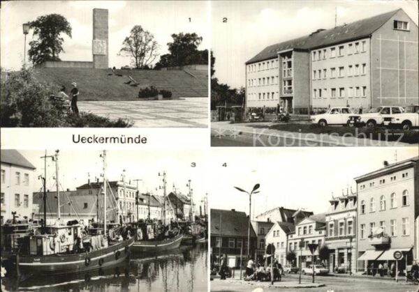 Ueckermuende Sowjet Ehrenmal Kreispoliklinik Hafenpa