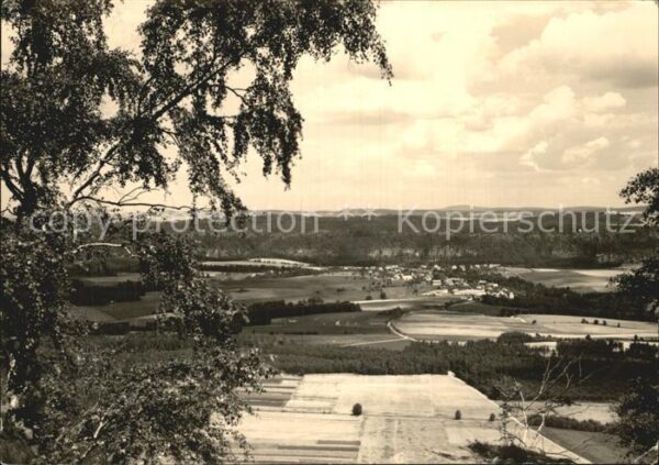 Waltersdorf Bad Schandau Blick vom Lilienstein