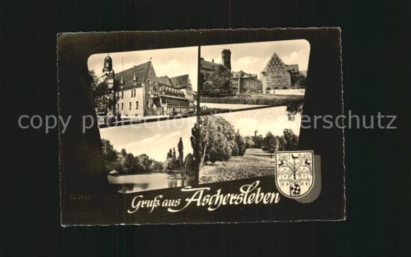 Aschersleben Rathaus Gondelteich Westdorfer Warte Po