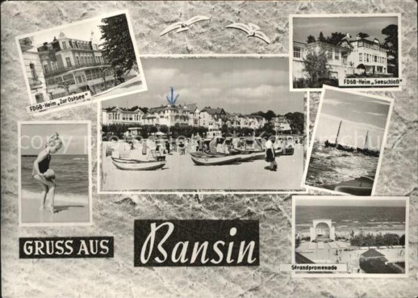 Bansin Ostseebad FDGB Heime Zur Ostsee und Seeschloss Bo