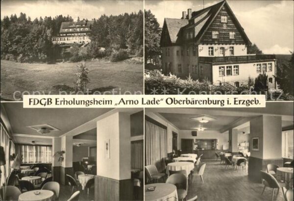 Oberbaerenburg Baerenburg FDGB Erholungsheim Arno Lade Gasträume