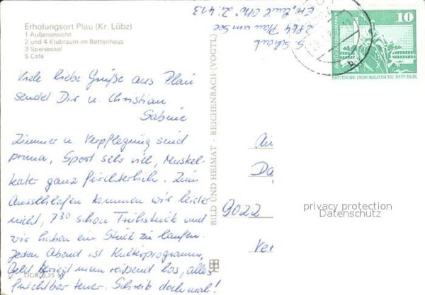 Plau Mecklenburg FDGB Erholungsheim Emil Otto Klubraum S – Bild 2