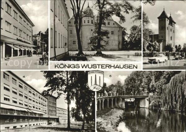 Koenigswusterhausen Konsum Kaufhaus Schloss Kath Kirche Kre