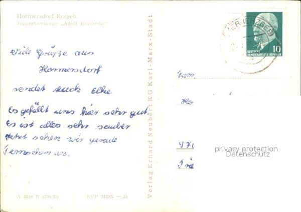 Hormersdorf Erzgebirge Jugendherberge Adolf Hennecke – Bild 2