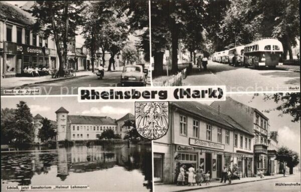Rheinsberg Strasse der Jugend Markt Mühlenstrasse