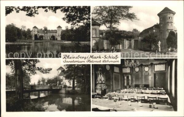 Rheinsberg Schloss Sanatorium Helmut Lehmann