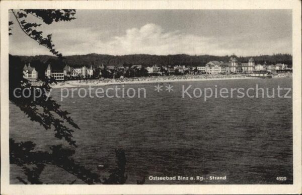 Binz Ruegen Strand Ostseebad
