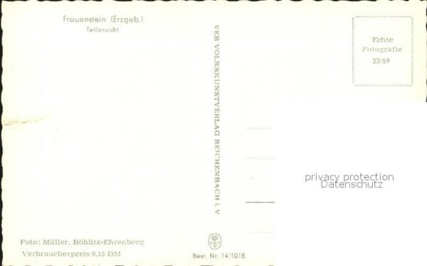 Frauenstein Sachsen Teilansicht – Bild 2