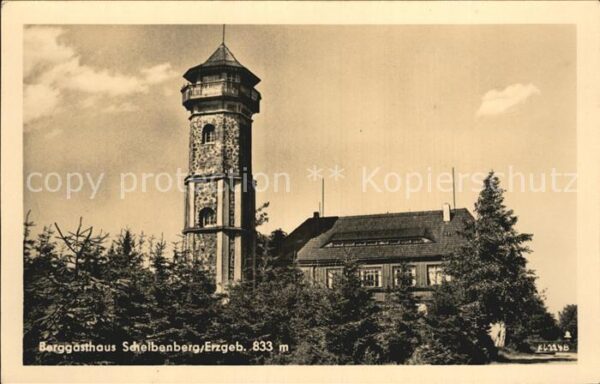 Scheibenberg Berggasthaus Aussichtsturm