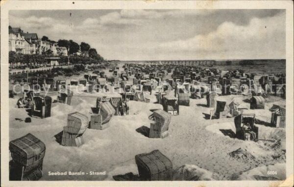 Bansin Ostseebad Strand Strandkörbe