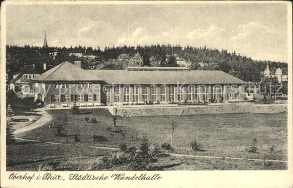 Oberhof Thueringen Städtische Wandelhalle