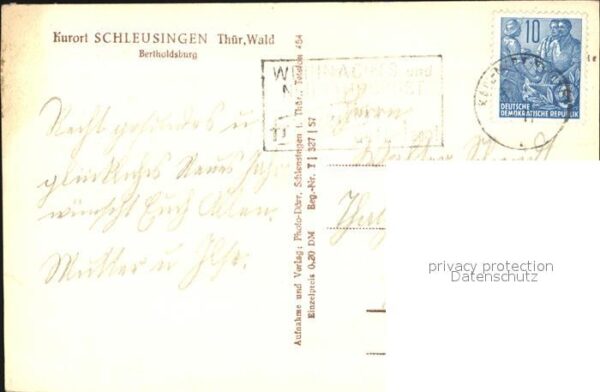 Schleusingen Bertholdsburg Kurort Thüringer Wald – Bild 2