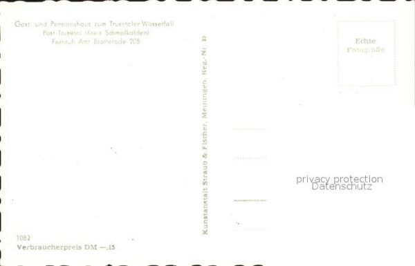 Trusetal Gasthaus Pension zum Trusetaler Wasserf – Bild 2