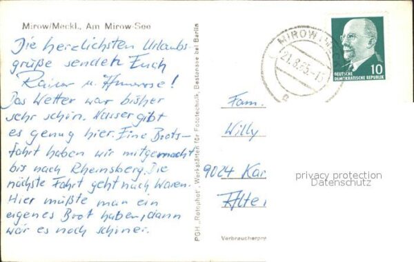 Mirow Uferpartie am Mirowsee – Bild 2