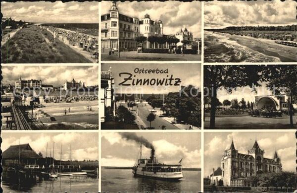 Zinnowitz Ostseebad Strand Hotels Kurpromenade Konzertpavil