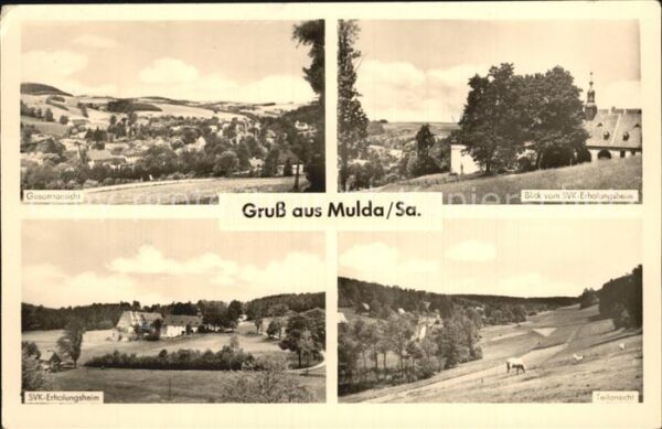 Mulda Sachsen Gesamtansicht SVK Erholungsheim Landsch