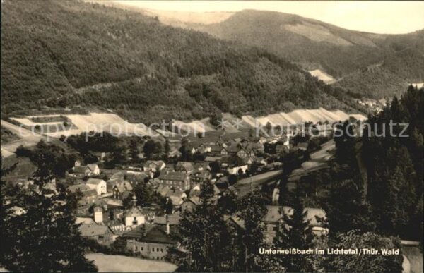 Unterweissbach Panorama Lichtetal Thüringer Wald