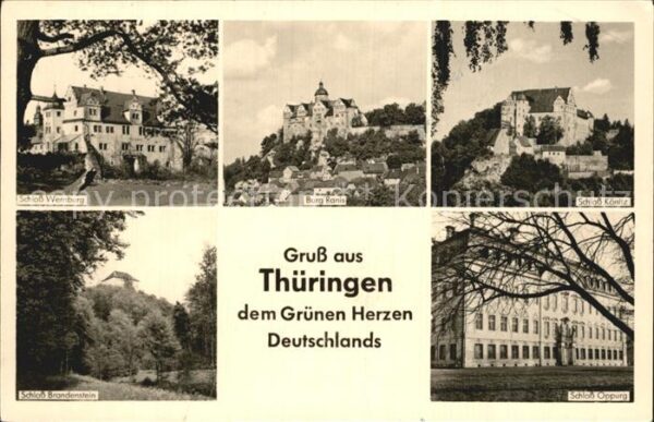 Wernburg Schloss Burg Ranis Schloss Könitz Schlo