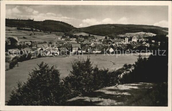 Schwarza Thueringer Wald Panorama