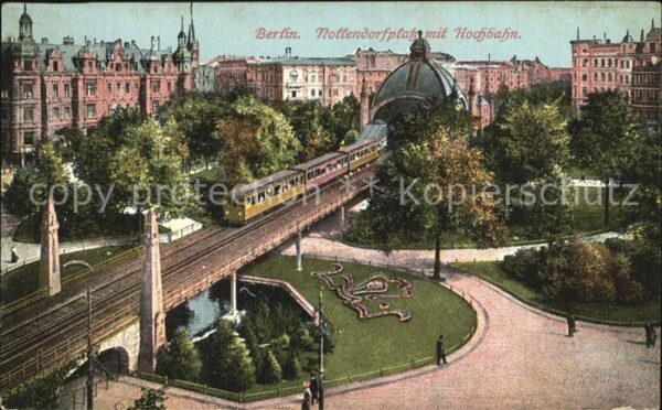 Berlin Nollendorfplatz mit Hochbahn