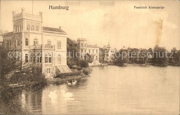Hamburg Feenteich Alsterpartie