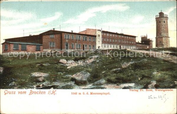 Brocken Harz Berghotel Aussichtsturm