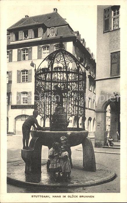 Stuttgart Hans im Glück Brunnen