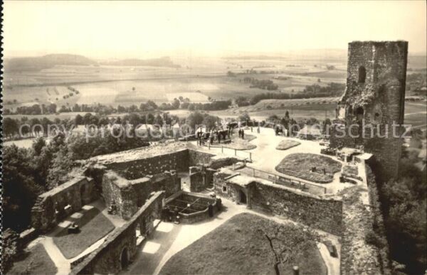 Stolpen Burg Ruine Blick vom Seigerturm