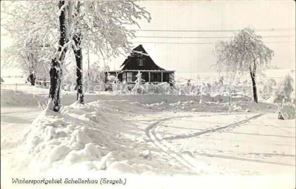 Schellerhau Wintersportgebiet im Erzgebirge Handabz