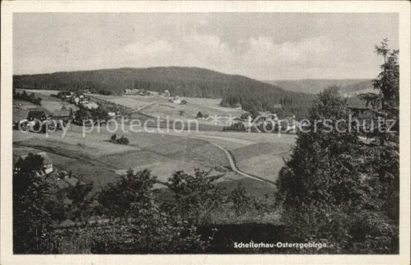 Schellerhau Panorama Erzgebirge