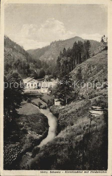 Kirnitzschtal mit Heidemühle