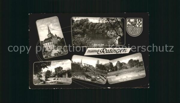 Ratingen St Peter und Paul Kirche Blauer See Sta