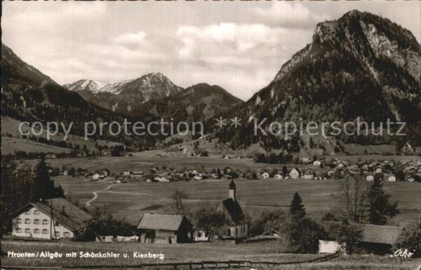 Pfronten Panorama mit Schönkahler und Kienberg A